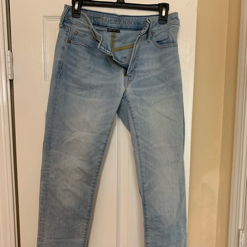 American Eagle Light Washed Slim Jeans